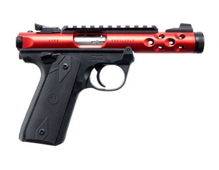 Ruger Mark IV Lite Threaded Barrel .22 LR Pistol | Red