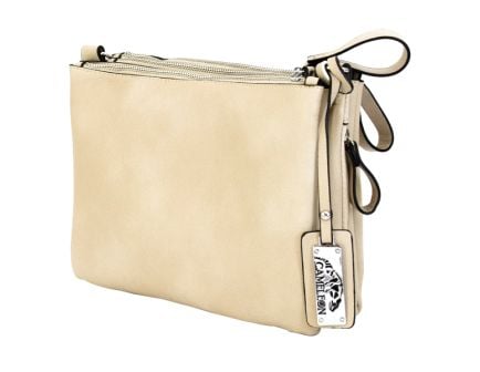 Rugged Rare Cameleon Iris Holster Ambidextrous Vegan Leather, Taupe