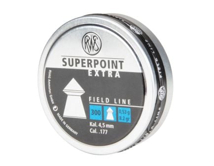 RWS Super Point Extra .177 Caliber Airgun Pellet, 300rds