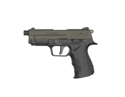 Retay RXP22 Threaded Barrel 22LR W/ (2)13rd Magazines, BLK / OD Green Slide