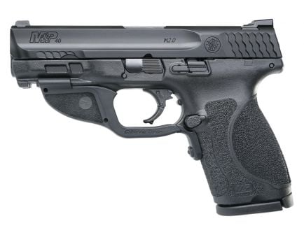 S&W M&P 2.0 Compact .40 S&W Pistol With Green Laser, Black