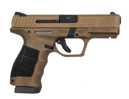 SAR PSAR9 4" Compact 9mm 15rd Pistol, Bronze - SAR9CBR
