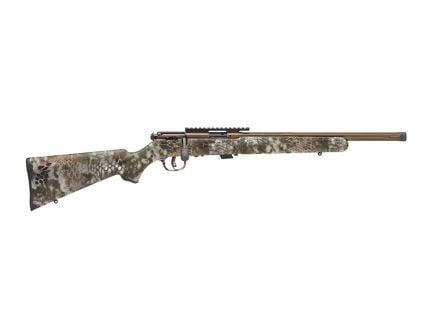 Savage Mark II FV-SR .22 LR Bolt Action Rifle, Kryptek Highlander
