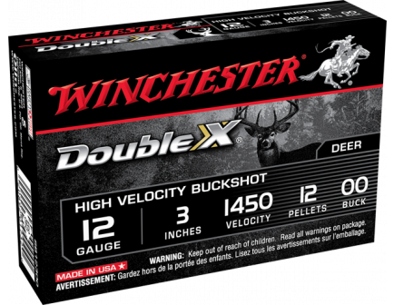 Winchester Double-X 12ga 3" 00 Buck Supreme High Velocity Magnum Ammunition 5rds - SB12300