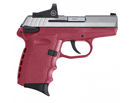 SCCY CPX-1RD 9mm Pistol, Crimson - CPX-1TTCRRD