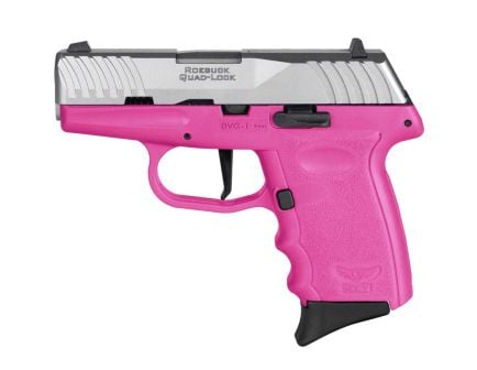 SCCY DVG1 9mm Pistol 3.1" 10rd, SS/Pink