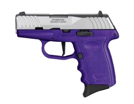 SCCY DVG1 9mm Pistol 3.1" 10rd, SS/Purple 