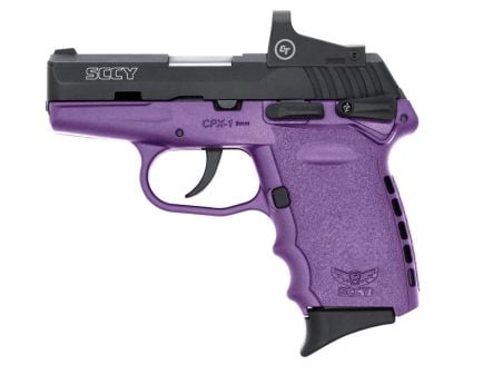 SCCY CPX-1RD 9mm Pistol, Purple - CPX-1CBPURD