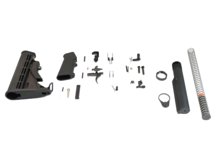 DPMS 9mm Classic with Panther Polished Trigger Pistol Lower Build Kit, Black