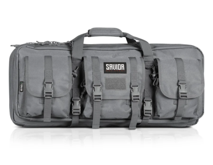 Savior Equipment American Classic 32" Double Rifle Bag Shorty, Gray - RB-3212DG-V1-GS