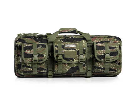 Savior Equipment American Classic 32" Double Rifle Bag Shorty, Tiger Stripe - RB-3212DG-V1-TIGR