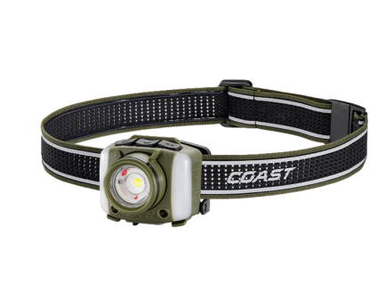Coast FL95R USB-C Rechargeable GLIDE Focus Headlamp