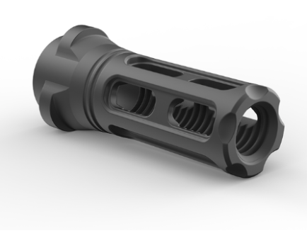 Breek Arms - Sentinel Caged Hider for 3QD, 9mm, 5/8x24 - BRK4324