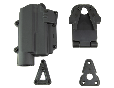 Alien Gear Rapid Force Level 2 Duty Glock G19/G19X/G22/G45 OWB Holster Right Polymer, Black