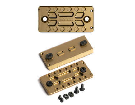 Annex Defense - ANNEX MLok to ARCA Rail Section RLock, Tan - SHORT (3.1") - ANX-RP-02111