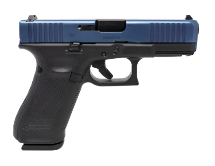 GLOCK 45 9MM 4.02" 17rd Pistol, Matte Blue/ Black - 12474