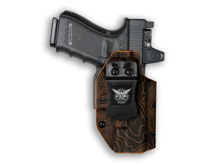 We The People Holsters Glock 17 / 22 (Gen1-4) / 31 / 47 (Red Dot Ready) Holster, Topographic Orange