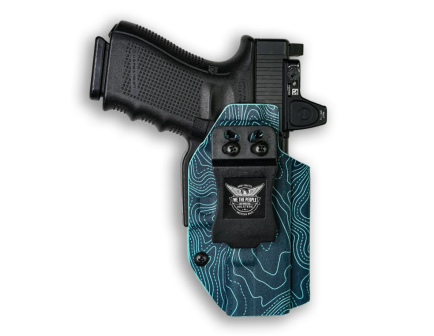 We The People Holsters Glock 17 / 22 (Gen1-4) / 31 / 47 (Red Dot Ready) Holsters, Topographic Aqua