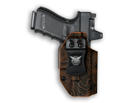 We The People Holsters Glock 19 / 19X / 45 / 23 (Gen1-4) / 32 / 44 (Red Dot Ready) Holsters, Topographic Orange