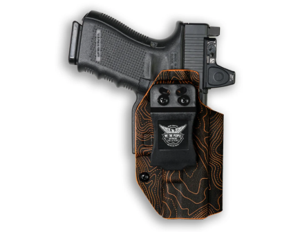 We The People Holsters Glock 26 / 27 / 28 / 33 (Red Dot Ready) Holsters, Topographic Orange