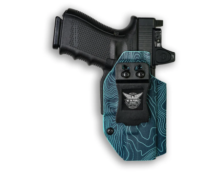 We The People Holsters Glock 26 / 27 / 28 / 33 (Red Dot Ready) Holsters, Topographic Aqua