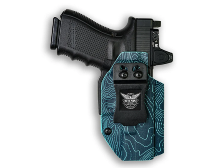 We The People Holsters Springfield Hellcat / Hellcat OSP (Red Dot Ready) Holsters, Topographic Aqua