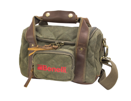 Benelli Lodge Range Bag, Olive Waxed Cotton - 94080