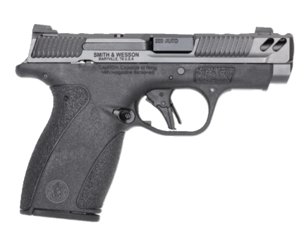 Smith & Wesson PC Bodyguard 2.0 Carry Comp, No Thumb Safety, 3.1" 380 Auto Pistol w/ (1) 10rd and (1)12rd Mag, Grey/BLK - 14416