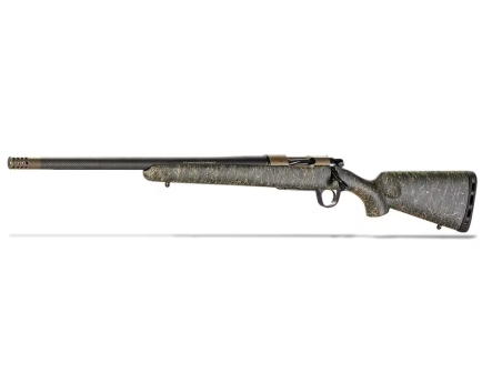 Christensen Arms Ridgeline 308 Win 20" 4rd Bolt Action Rifle w/ Threaded Barrel, Bronze/Green Webbing - 801-06030-01