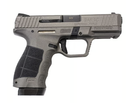 SAR USA 4" 9mm 15rd Compact Pistol, Platinum - SAR9CPT