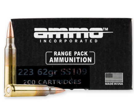 Ammo Inc. Signature 5.56 Ammo 62 Grain SS109 FMJ 200rds