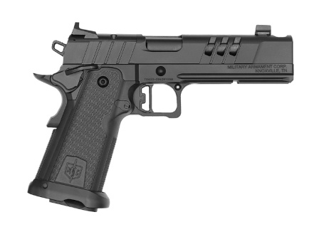 MAC 9 DS-D Comp 5" Black QPQ Ported Bull Barrel 9mm 17rd Pistol Optic Cut w/Rail & Beavertail - 12500016