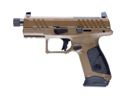 Beretta APX-A1 Compact Tactical 9mm 15/17rd 4.2" Pistol, FDE - JAXA1C917TACFDE