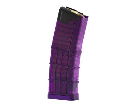 Lancer L5 Advanced Warfighter 5.56x45 30 Round AR-15 Magazine, Translucent Purple