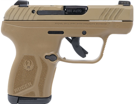 Ruger LCP Max 2.8" .380 ACP 10rd Pistol, FDE - 13764