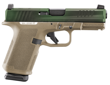 Ruger RXM O.R. 4" 9mm (2)15rd Pistol, OD Green/Tan - RUGE19400-TROPIC