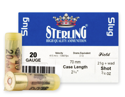 Sterling Ammo 20ga Tornado Slug 10rd - GOAASTER20TS