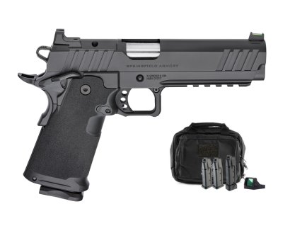 Springfield 1911 Prodigy 5" 9mm 20rd / 17rd Pistol Package with Viridian Optic, Black - PH9119AOS-PAC
