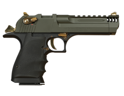 Magnum Research Desert Eagle L5 5" 50AE 7rd Pistol, IMB / Mil-Spec Green Cerakote - DE50L5MSG