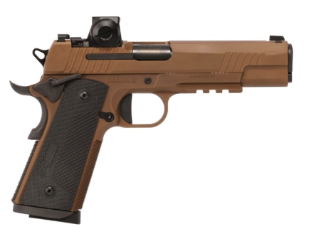 Sig Sauer 1911 X-Series O.R 5" 45 ACP (2)8rd Pistol w/ ROMEOX Compact, Coyote - 1911XR-45-CXR3-RXX
