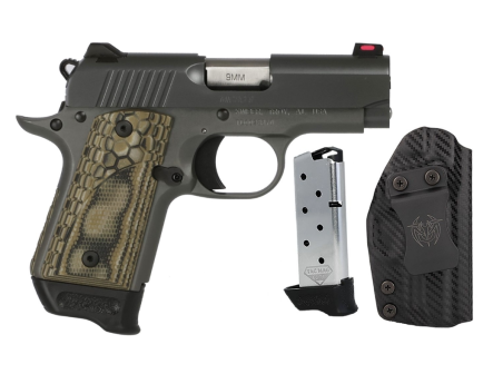 Kimber Micro 3.15" 9mm 7rd Pistol RTC Bundle, BLK/KHX