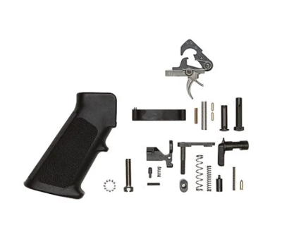 ALG Defense Inc Complete Mil-Spec Lower Parts Kit w/ACT Trigger and Grip