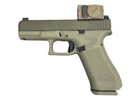 Glock 45 MOS 9mm 17rd Pistol w/Aimpoint ACRO, "Debo" Green - PA455S204NODGAC