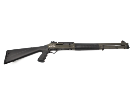 Black Aces Tactical S4 18.5" 12GA Semi-Auto Shotgun, ODG - BATS4PGODG