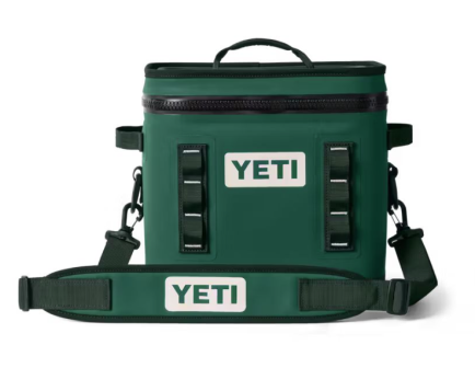 Yeti Hopper Flip 12, Black/Forest Green