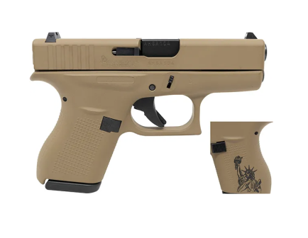Glock G42 Liberty 3.26" .380acp 6rd Pistol, Barrett Brown - ACG-57095