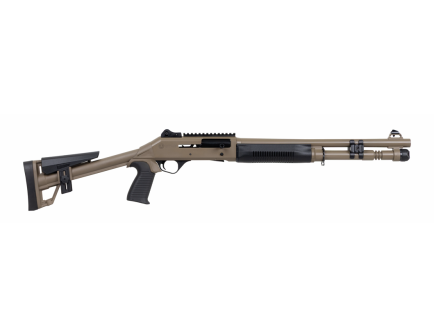 Panzer M4 Tactical A.R.G.O. 18.5" 12ga Semi-Auto Shotgun, FDE