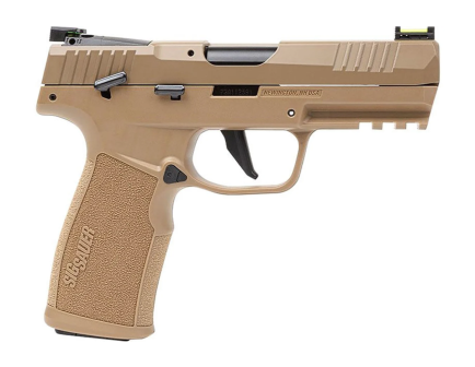 Sig Sauer P322, 4" .22 LR O.R. 20rd Pistol, Coyote Tan w/ Fiber Optic Sights - 322CCAS