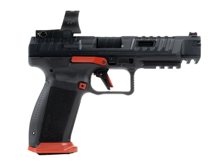 Canik SFX Full Size 5" 9mm 18rd Pistol, Rival Red w/ MeCanik MO3 Optic - HG6610RV-N