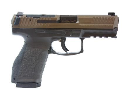 HK VP9A1 K 4.09" 9MM O.R. (2)15rd Pistol, Midnight Bronze - 81001305
